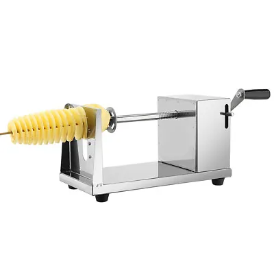 Stainless Steel French Fry Twisted Potato Slicer Spiral Vegetable Cutter • £19.99