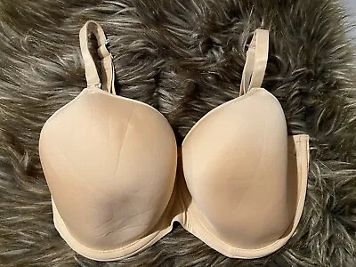 Panache Nude Plunge T-Shirt Bra Underwired Multiway Moulded Cups 36G • £5.99