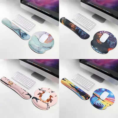 £9.25 • Buy Ergonomic Mouse Pad Keyboard Wrist Rest Support Pad Cushion For Office W#;~