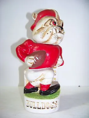 McCormick Bulldog Football Mascot Decanter Ceramarte Miss St  Georgia Fresno St • $34.88