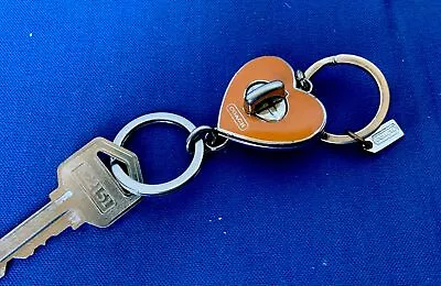 Coach Heart Shape Valet Keychain    (#72 ) • £6.84