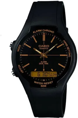 Casio Men's Dual Display Watch - Black • £26.29