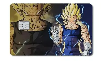 Majin Vegeta Dragon Ball Z Anime Credit Debit Cards Skin Sticker - Small Chip • $9.99