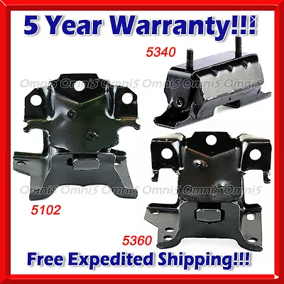 M249 Fit 01-10 Silverado/ Sierra 2500HD 3500 3500HD 6.6L Motor & Trans Mount Set • $79.67