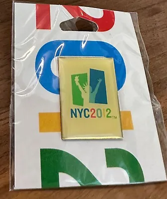 New York City NYC 2012 Candidate City Statue Of Liberty Olympic Bid Pin - White • $5