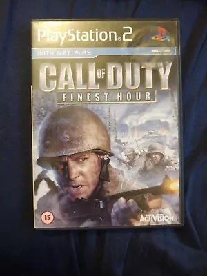 Call Of Duty Finest Hour PS2 Sony PlayStation 2 PAL 2004  • £1.50