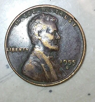 1955 Lincoln Wheat Cent Penny Double Die  • $39.95