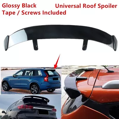 Fit For Volvo XC90 16-23 Rear Window Roof Spoiler Modified Wing ABS Glossy Black • $84.19