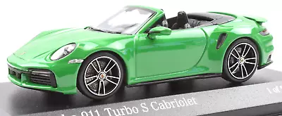 Minichamps '20 911 992 Python Green Turbo S Cabriolet 1:43 Diecast Car 410069482 • $48.29