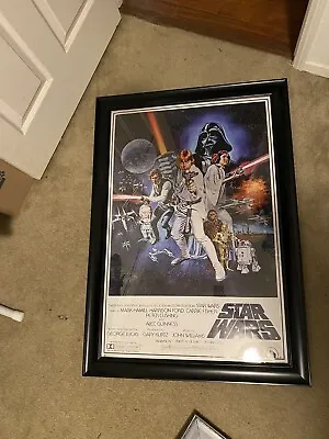 Star Wars Episode IV A New Hope 24×36 Movie Poster Framed • $45