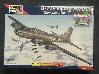 Revell #6652 B-17F  Memphis Belle  Flying Fortress 1/48 Scale Kit SEALED • $59.99