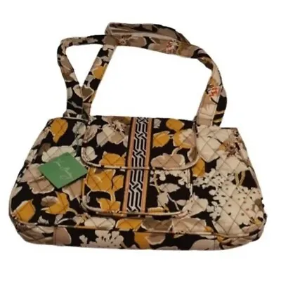 Vera Bradley Edie Satchel Purse Dogwood Retired Pattern 2012 • $29.99