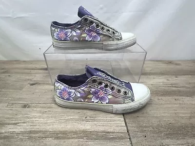 Ed Hardy Y2K Vintage Slip On Sneakers Shoes Tattoo Koi Fish Woman’s Size 6 • $32.50