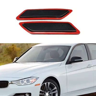 Front Bumper Side Marker Lights Reflector Smoke For BMW F30 F31 13-15 3-Series • $12.50