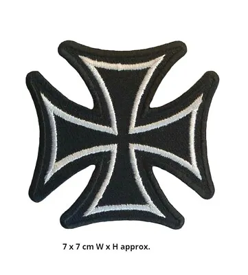 £1.99 • Buy Maltese Cross Motorhead Heavy Metal Rock Music Sew/Iron On Patch Badge N-101