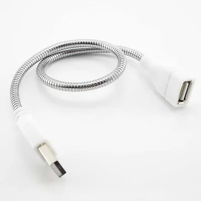 $3.07 • Buy USB Male To Female Extension Cable LED Light Adapter Metal Hose For PC Notebook