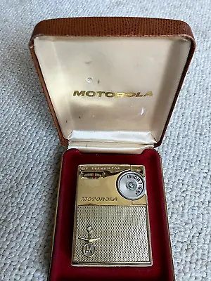 Vintage Motorola 6 Transistor X21 Radio With Gift Case • $47