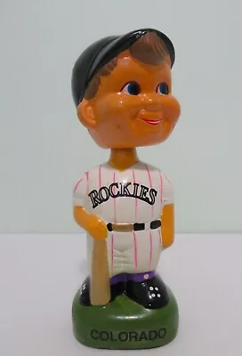 Colorado Rockies MLB Team Bobblehead 1996 RARE PINK STRIPES • $19.95