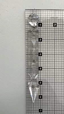 Antique VTG Replacement Glass Crystal Prism Chandelier Long Spear • $11.85