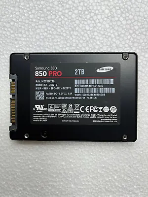 Samsung 850 Pro Series 2TB 2.5  SATA III 6Gbps Internal SSD MZ-7KE2T0 For Laptop • $168.89