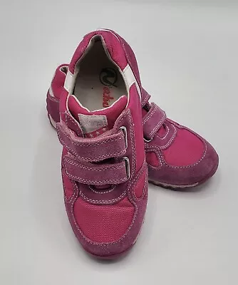 Naturino Girls’ Suede / Textile Pink Sneaker Sz 12 US / 30 EU Pre-owned • £19.28