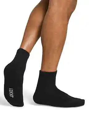 Jockey Men's Essentials Antimicrobial Quarter Socks - 8 P • $30