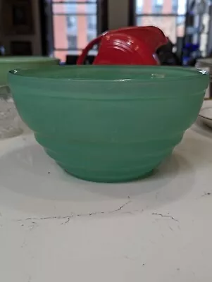 9  Vintage Tiered Glass Mixing Bowl - Green • $20