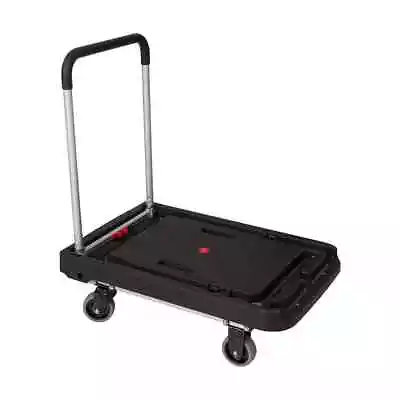 Magna Cart Utility Cart 500Lb-Capacity 34 -Handle Aluminum 4-Wheel Folding Black • $159.35