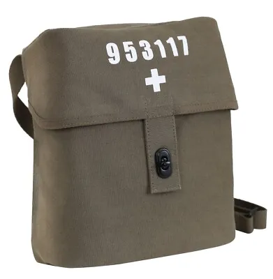 Rothco Swiss Military Canvas Shoulder Bag - Military Tactical Medic Style Bag • $17.99