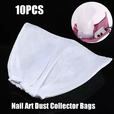 £7.79 • Buy 10X White Non-Woven Nail Dust Collector Bags Vacuum Cleaner Replacement Bag UK