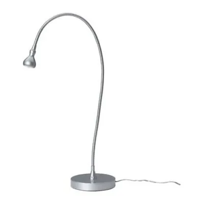 IKEA Jansjo Modern Design Silver Grey Desk Table Lamp Flexible Arm - NO PLUG • £14.99