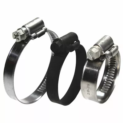 Hose Clamps Jubilee Clips Worm Drive Mikalor Kale Stainless Steel Pipe Clip • £2.90