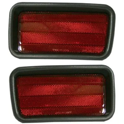 Rear Bumper Reflector Pair Set For 00-04 Mitsubishi Montero Sport • $30.99