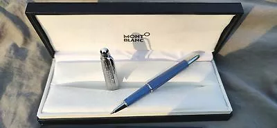 New Montblanc Meisterstuck Le Petit Prince Rollerball Pen163 Classic Blue Silver • $26