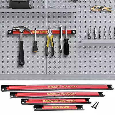 8-24In Magnetic Tool Holder Bar Organizer Storage Mountable Rack Wrench Pilers • $22.47