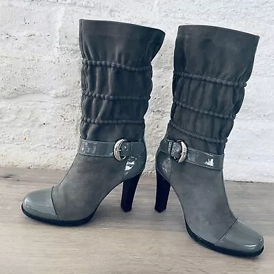 Via Spiga Gray Boots Size 5.5 M Excellent Condition • $65