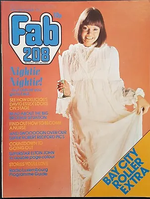 Fab 208 Magazine 29 November 1975  Gary Glitter Elton BCR  Donny David Essex • £19.80