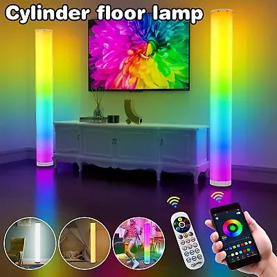 £28.39 • Buy Floor Lamp RGB Modern Colour Minimalist LED Standing Light Mood Lighting Remote