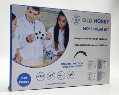 $21.62 • Buy Old Nobby Organic Chemistry 239 Piece Model Kit - Molecular Model Kit