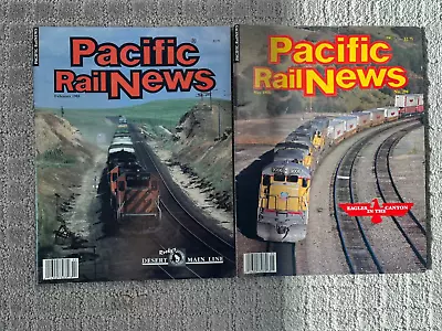 February May 1988.    Pacific Rail News Union Pacific Railroad & APL  Focus • $6