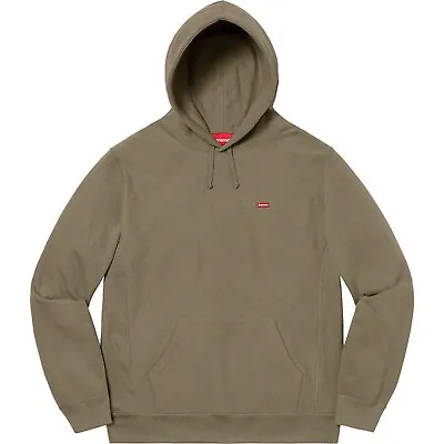 Supreme Small Box Logo Hoodie Olive SS20 - Large - Sweatshirt • $190