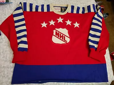 Mitchell Ness M&N Authentic Wool Maurice Rocket Richard NHL All Star Jersey 56  • $473.66