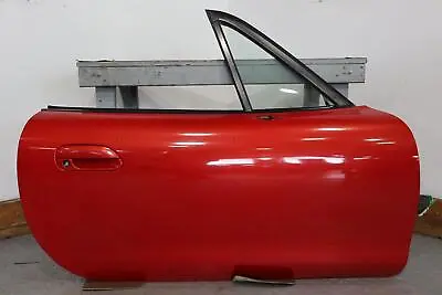 01-05 Mazda Miata NB Right Passenger Door W/Glass (Velocity Red 27A) Blemishes • $300