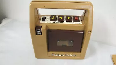 Vintage Fisher Price Tape Player Cassette Recorder  826 For Parts Repair  • $6.95