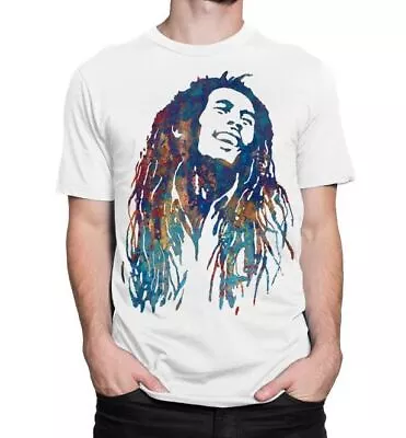 NEW Bob Marley T-shirt Cotton White Short Sleeve S-5XL • $6.89