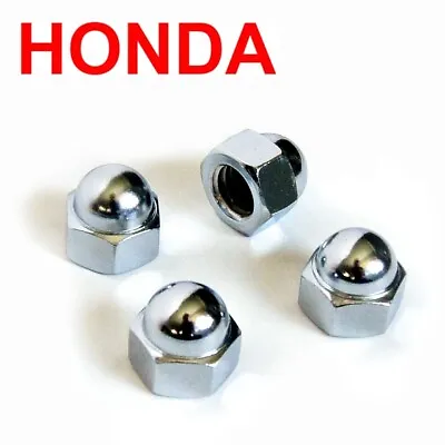 Honda Cap Dome Acorn Nuts Chrome Size 6mm X Thread Pitch 1.0 / Wrench Size 10mm • $6.99