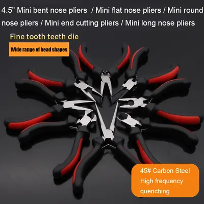 4  1/4  Mini Side Cutter Pliers Model Making Jewellery Hobby Craft Wire Diy Tool • $5.35