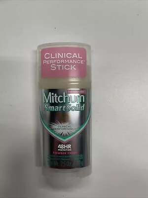 Mitchum Women Smart Solid Clinical Performance Powder Fresh 2.5 Oz NEW • $39