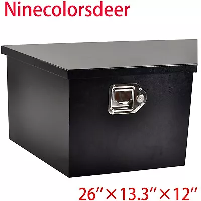 26''×13.3''×12'' Steel Underbody Trailer Tongue Box Pickup Truck Tool Box W/Lock • $106.33