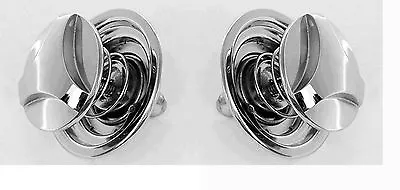 NEW! 1970 Mustang Hood Twist Type Locks PAIR Both Left And Right Side Chrome • $119.96